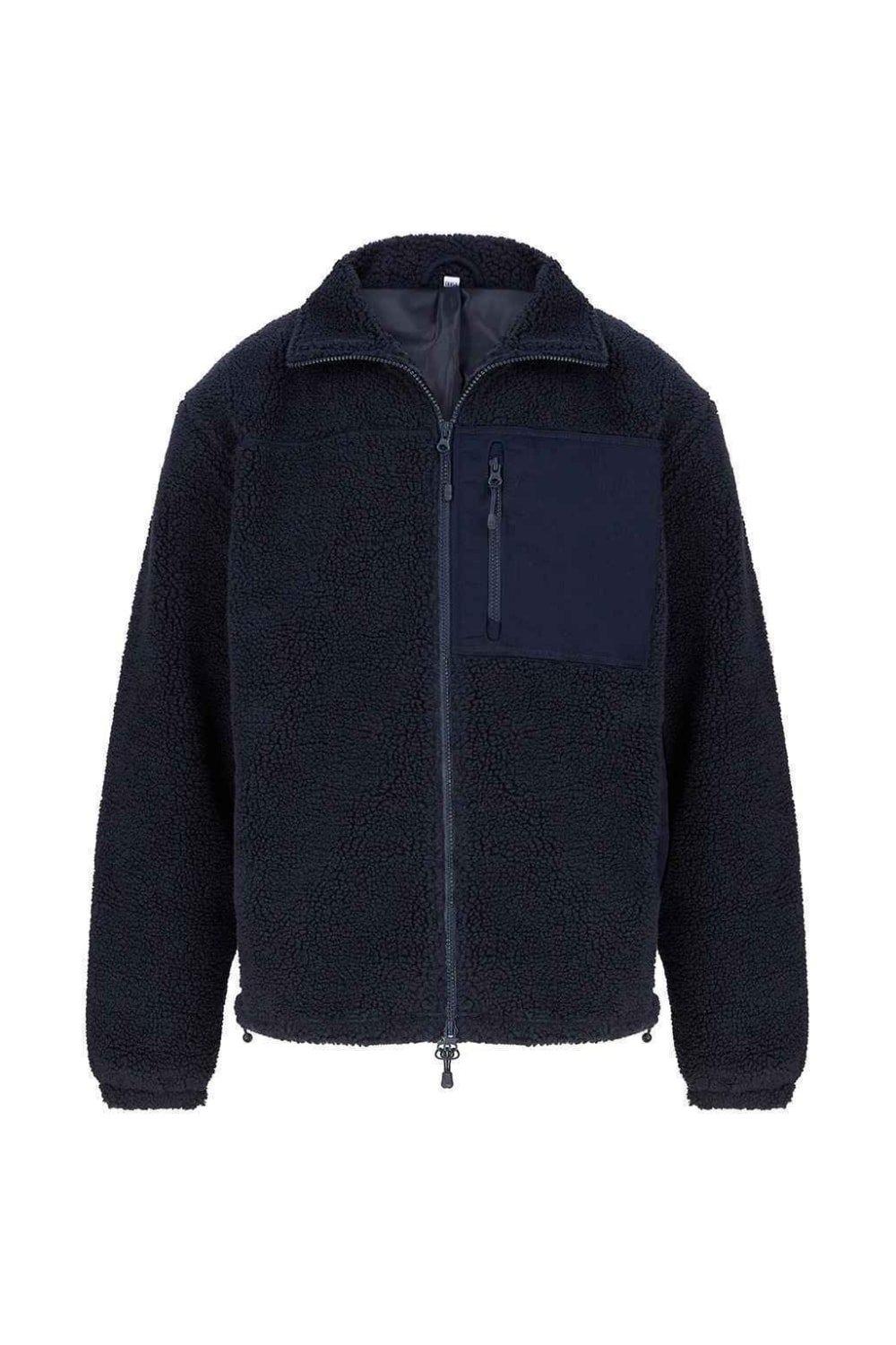 Куртка из переработанного флиса Sherpa Front Row, темно-синий front row shop pубашка