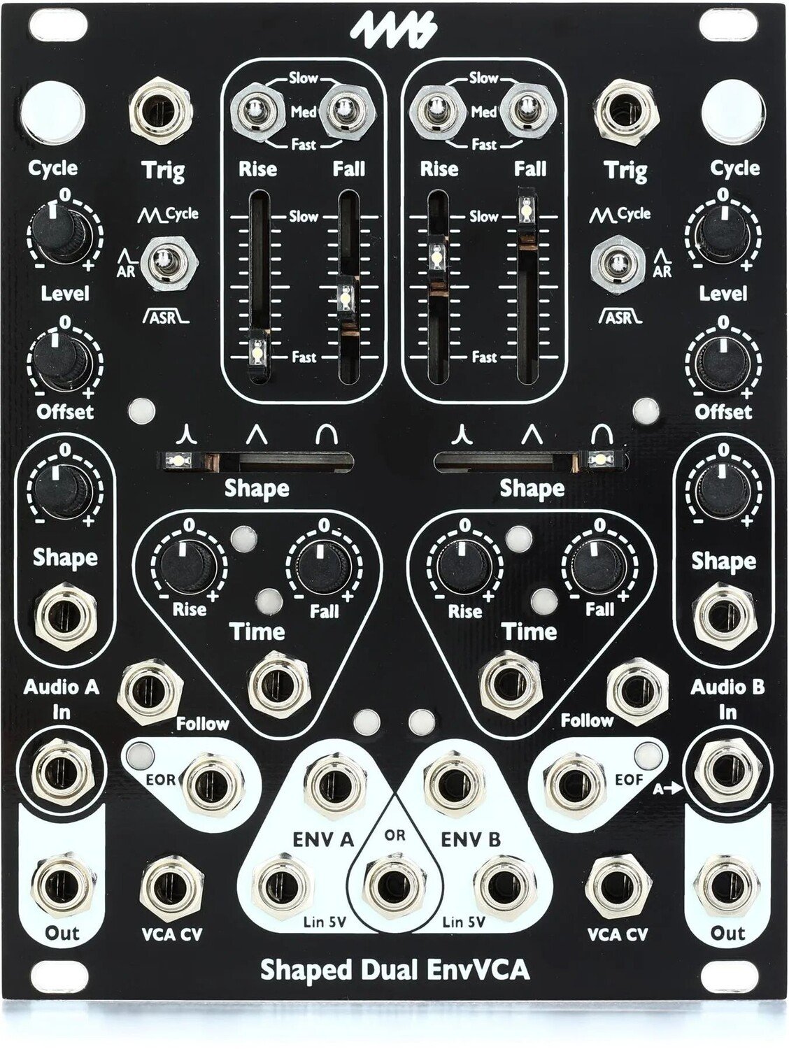 

Двойной модуль EnvVCA Eurorack, 4 мс, 20 л.с.