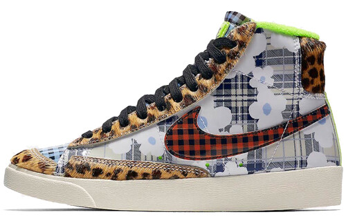 

Кроссовки унисекс для скейтбординга Nike Blazer Mid 77 с гелевым принтом фланель с диким принтом и цветочным принтом