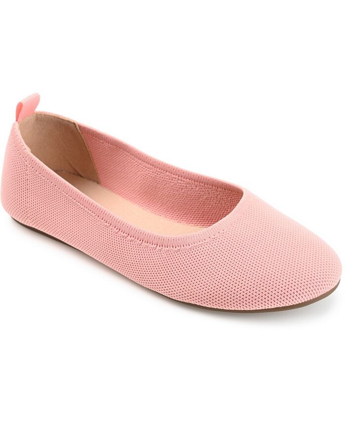 

Женские трикотажные балетки из джерси Journee Collection, розовый