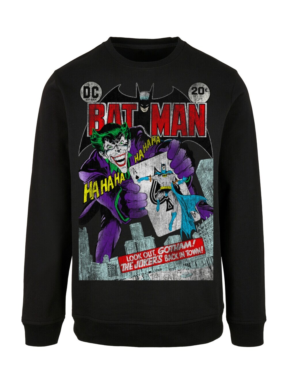 

Толстовка F4Nt4Stic Batman Joker Playing Card Cover, черный