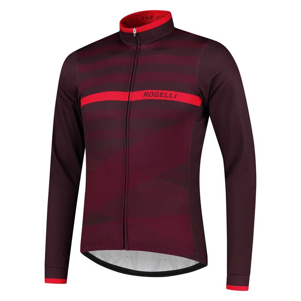 

Джерси с длинным рукавом Rogelli Stripe, красный