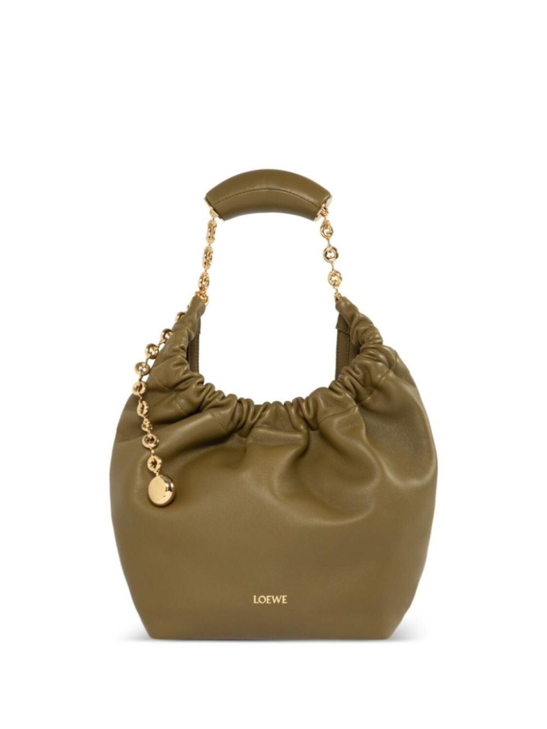 

LOEWE маленький мешок Squeeze, зеленый