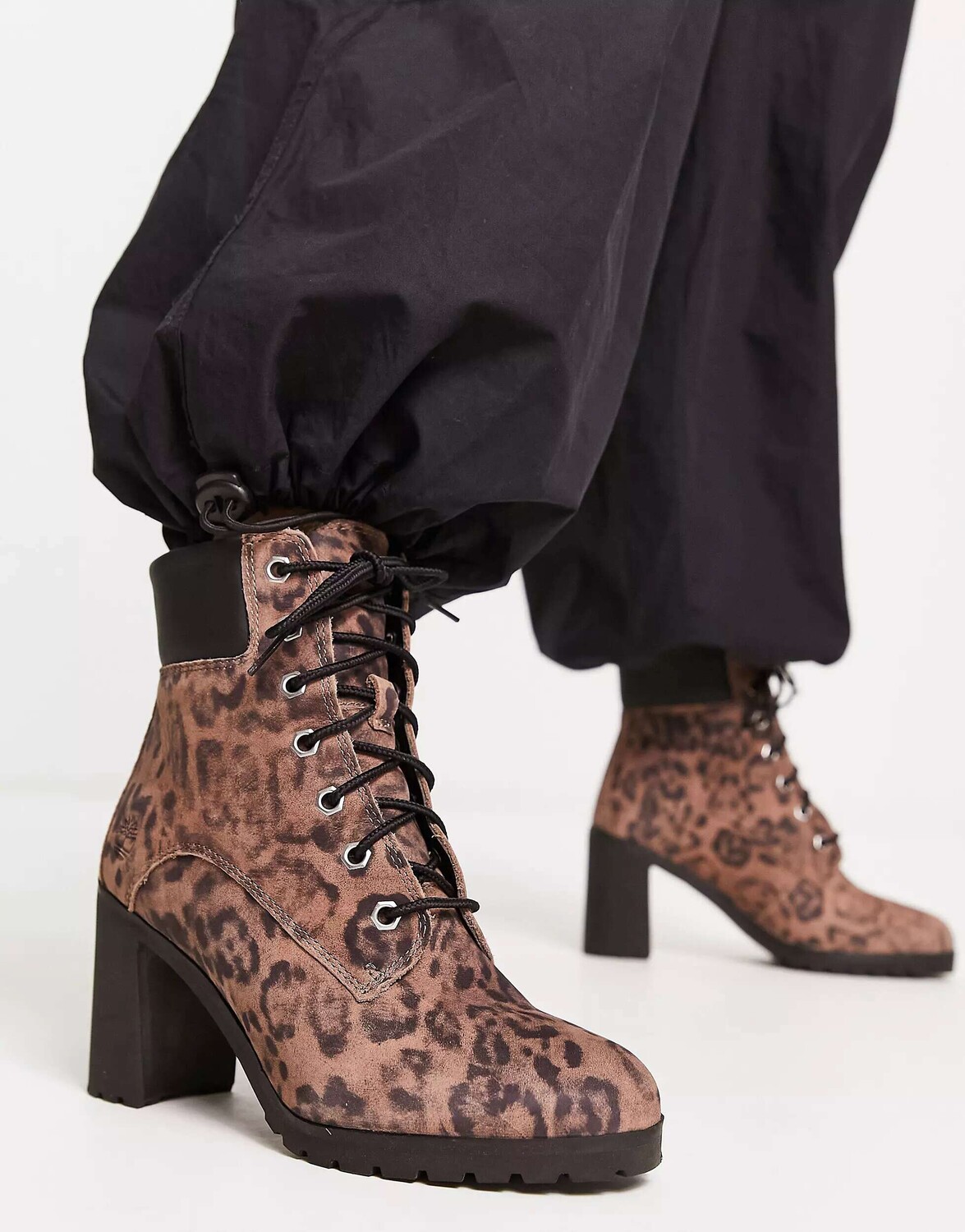 

Ботинки Timberland Allington 6 дюймов на шнуровке с леопардовым принтом, Коричневый