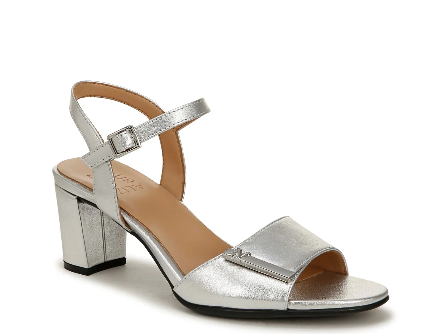 

Сандалии Bristol Ornament Sandal Naturalizer, серебряный/металлик