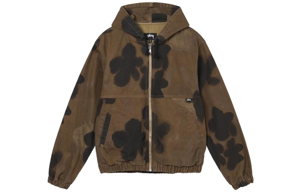 

Куртка унисекс коричневый Stussy, коричневый