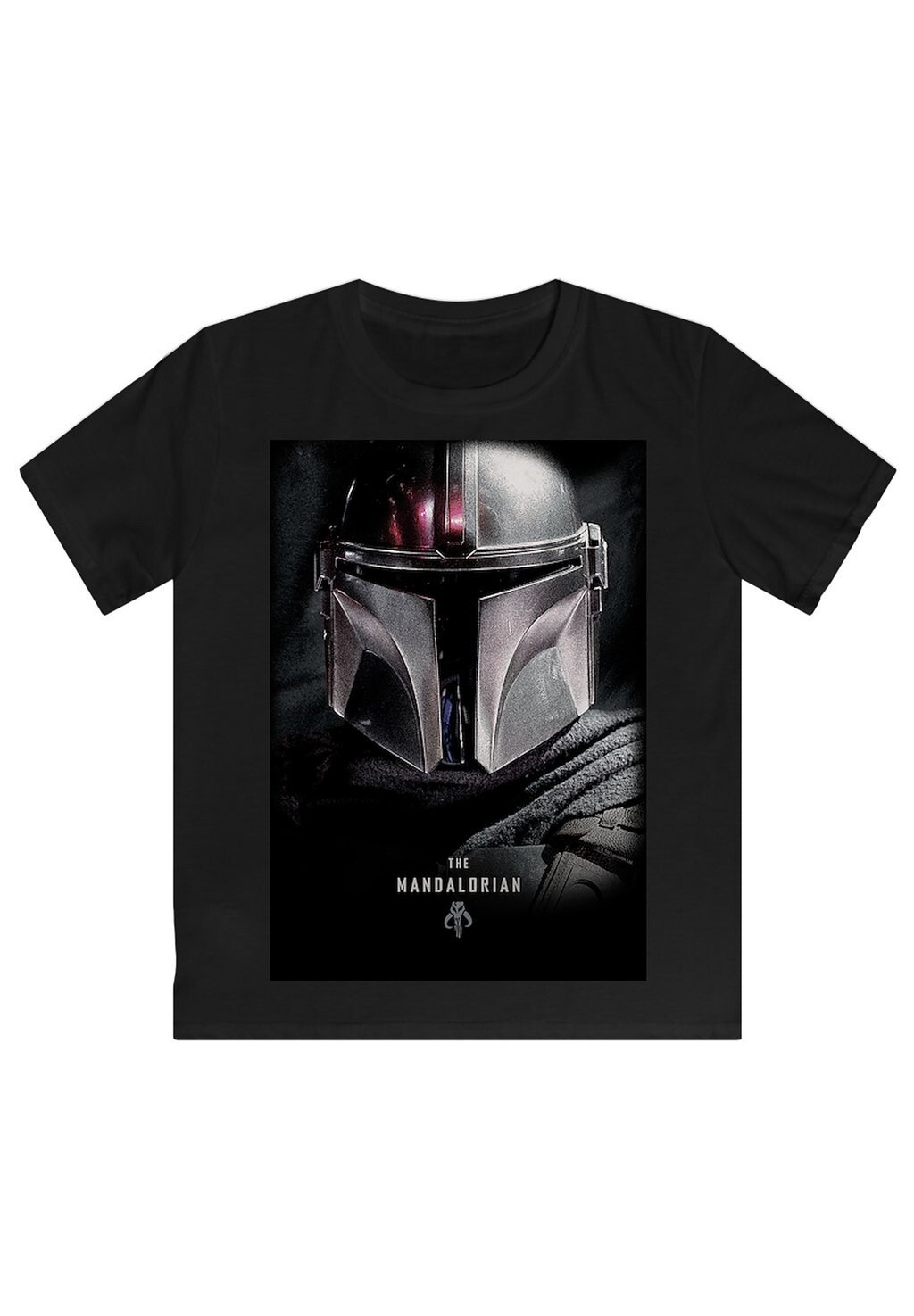 

Футболка с принтом Star Wars The Mandalorian Poster Premium Krieg Der Sterne Fan F4NT4STIC, черный