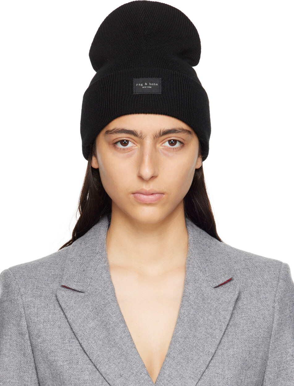 

Черная шапка Addison rag & bone