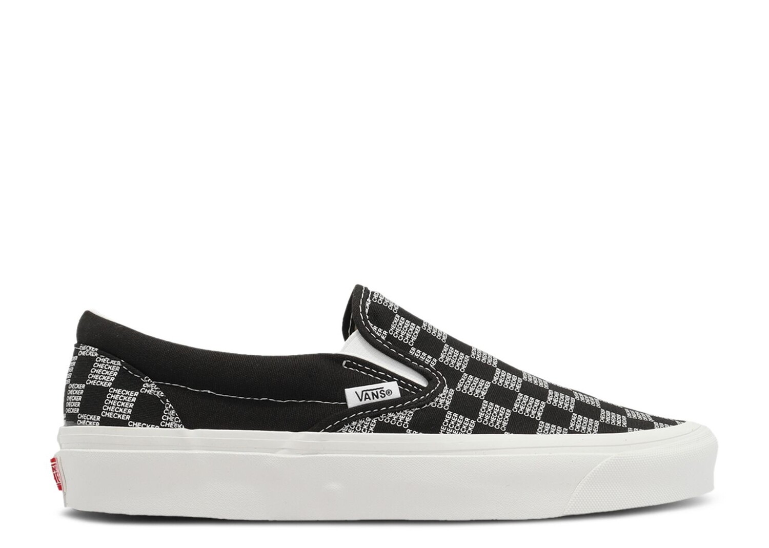 

Кроссовки Vans Classic Slip-On 'Checker Check - Black White', черный