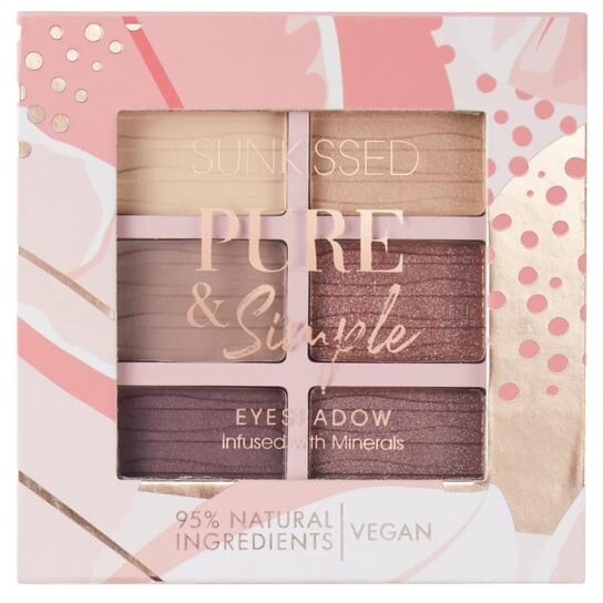 

Палитра теней для век Sunkissed, Pure & Simple, розовый