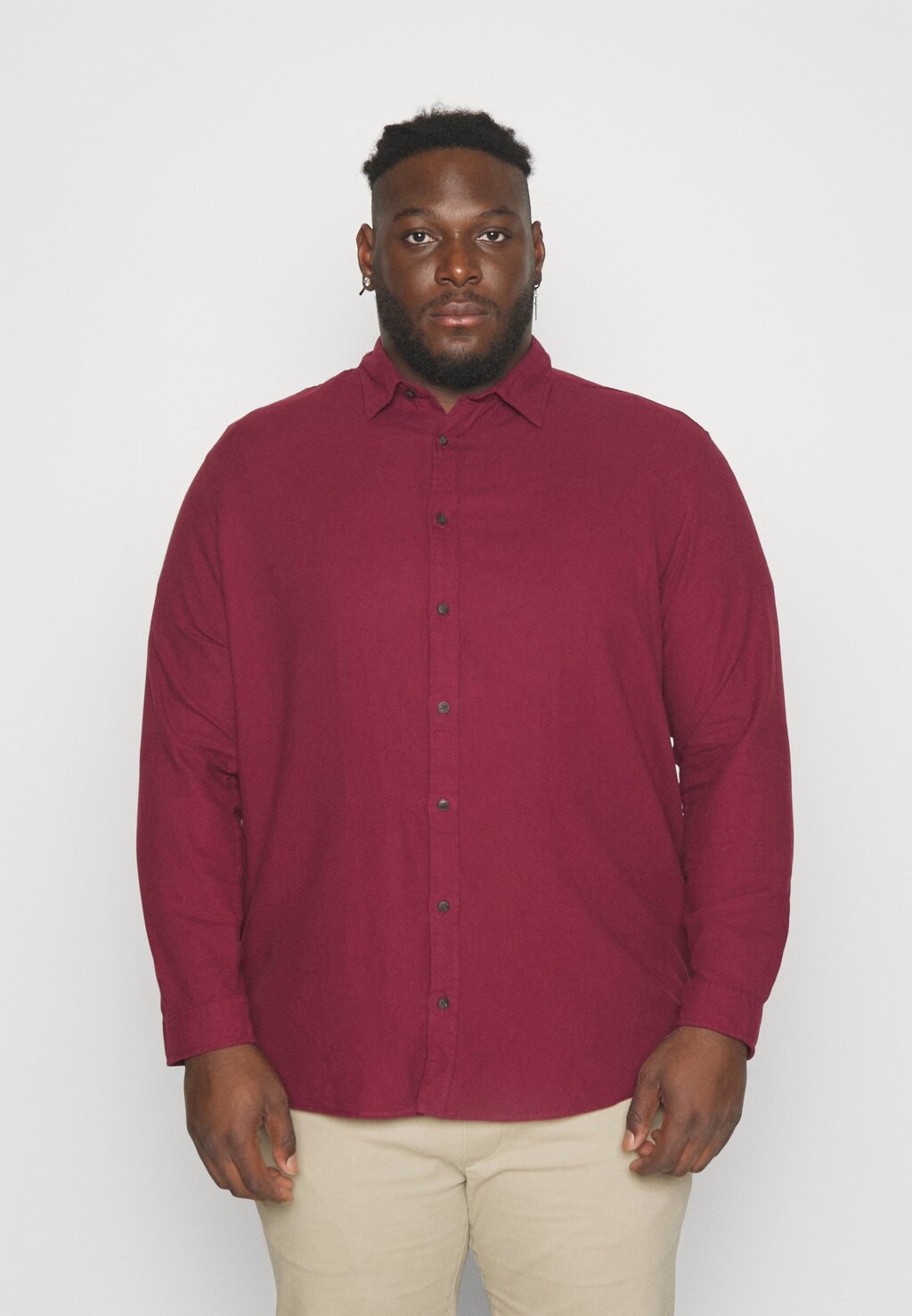 

Рубашка JJPLAIN FALL SOLID Jack & Jones, порт рояль