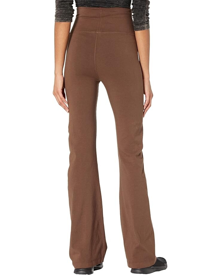 

Брюки Hard Tail Rolldown Bootleg Flare Pants, цвет Truffle