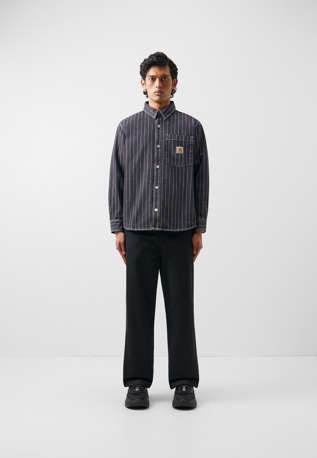 

Джинсовая куртка Orlean Carhartt WIP, цвет black/white