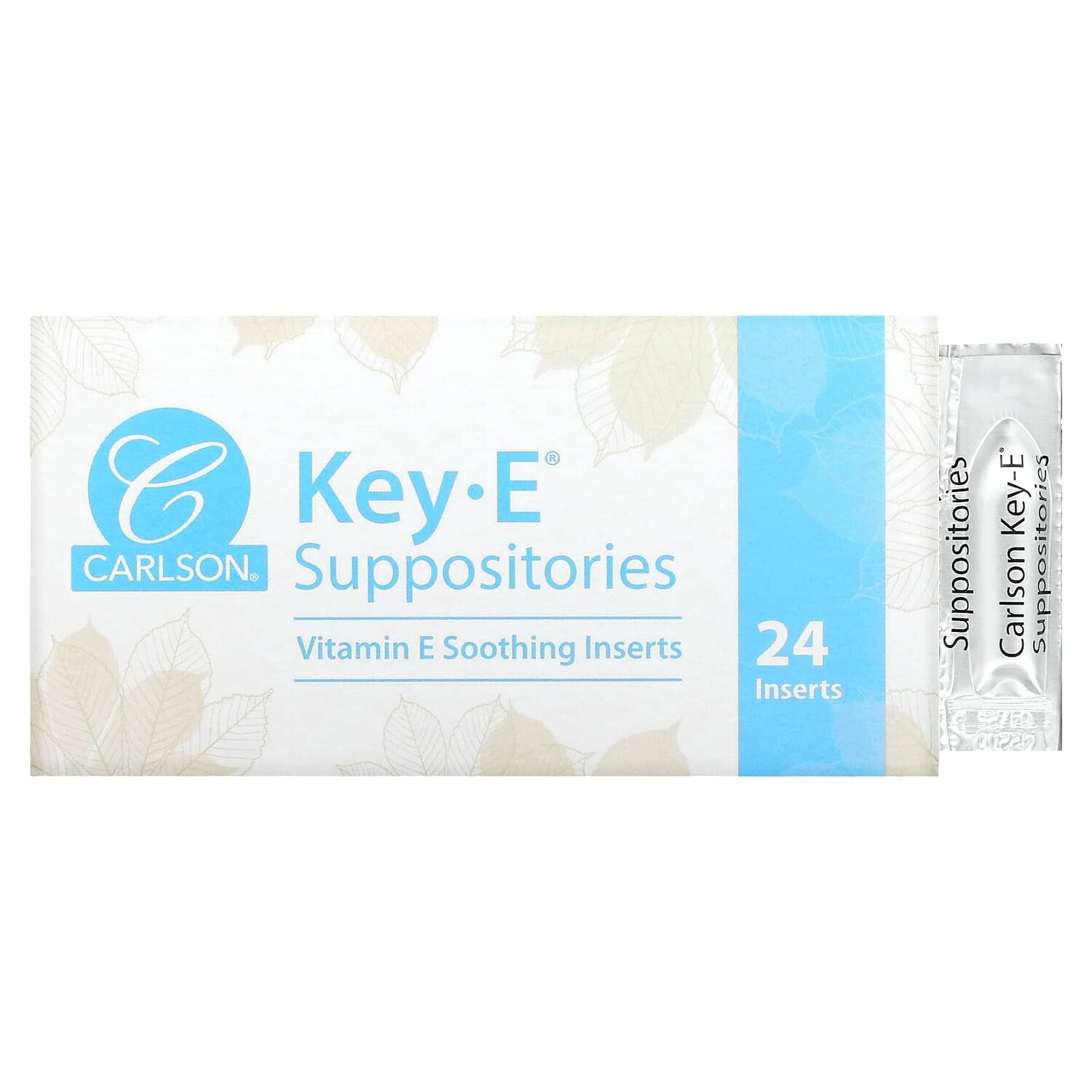 

Key•E, успокаивающие суппозитории, 24 шт., Carlson
