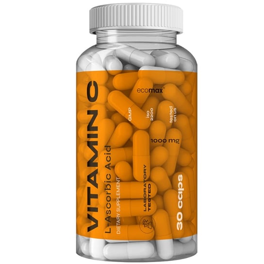 Ecomax, Витамин С, 1000 мг, 30 капсул