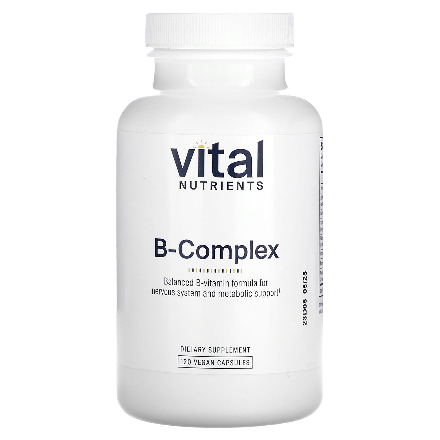 

B-Complex, 120 веганских капсул, Vital Nutrients