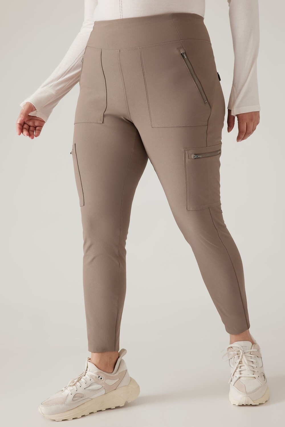 

Леггинсы Headlands Hybrid Cargo II Athleta, серый
