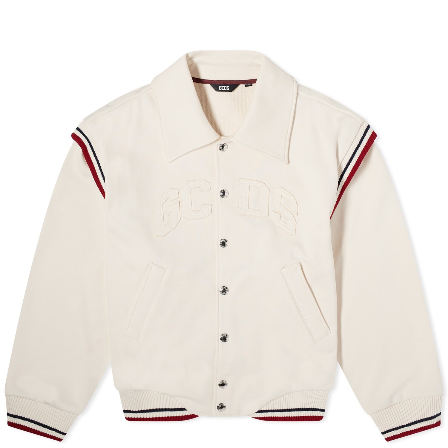 

Куртка бомбер Gcds Jersey Logo Bomber, цвет Off White
