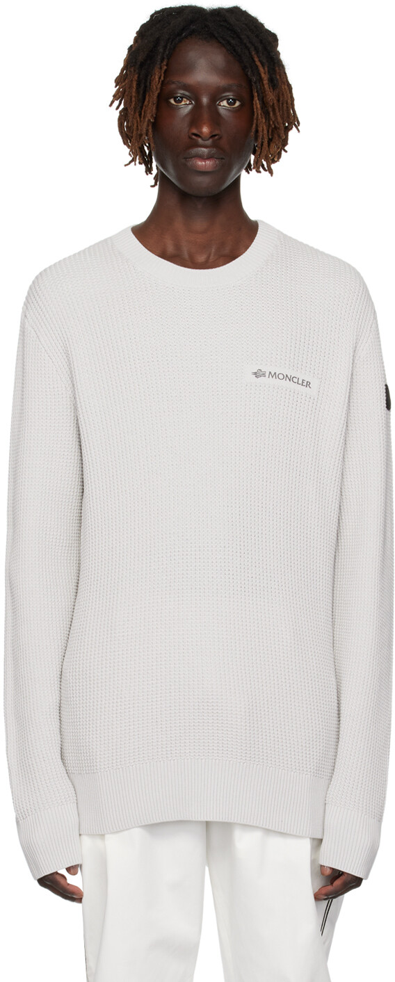 

Moncler Off-White Свитер с принтом