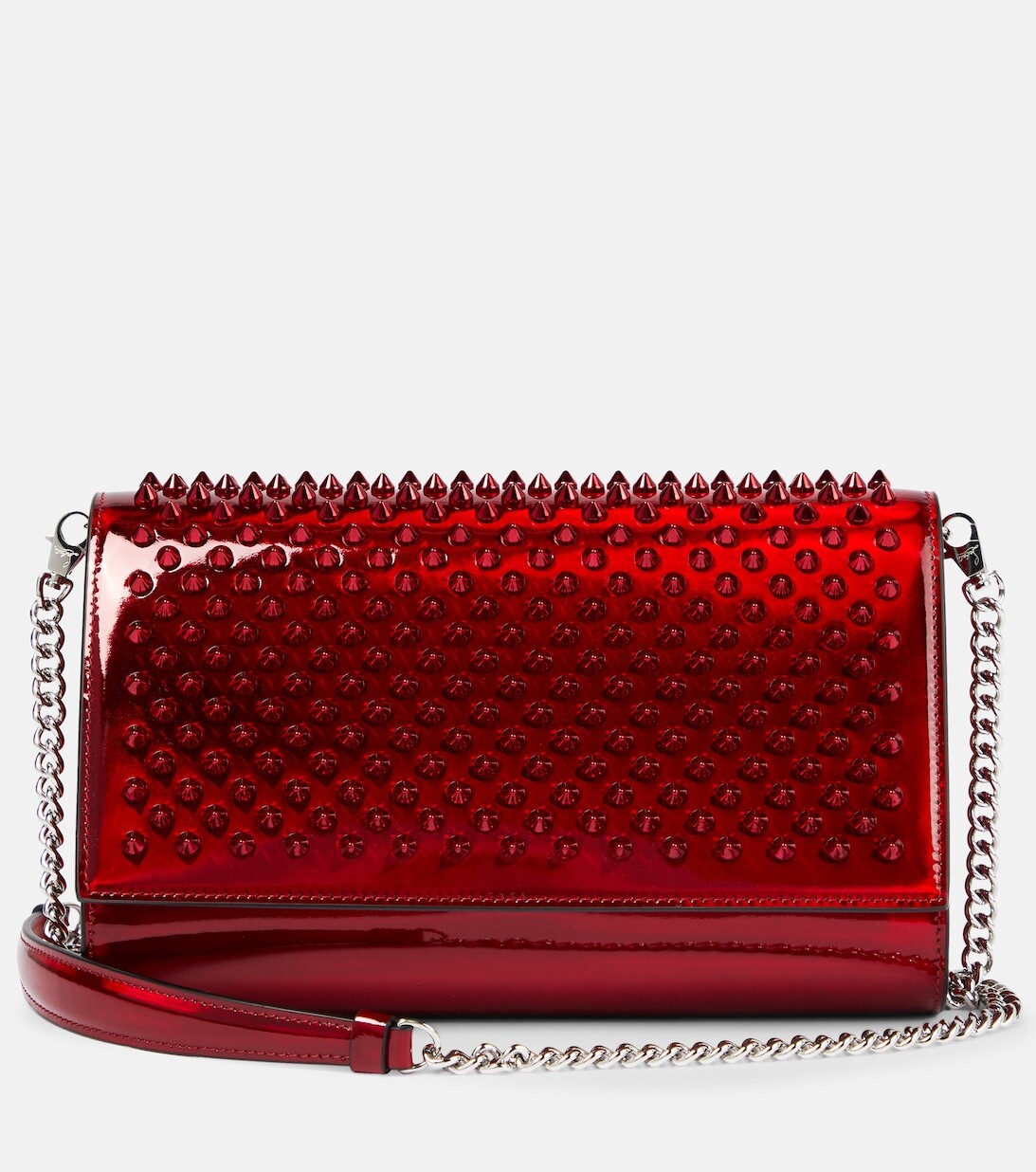 

Декорированный кожаный клатч Paloma Christian Louboutin, красный