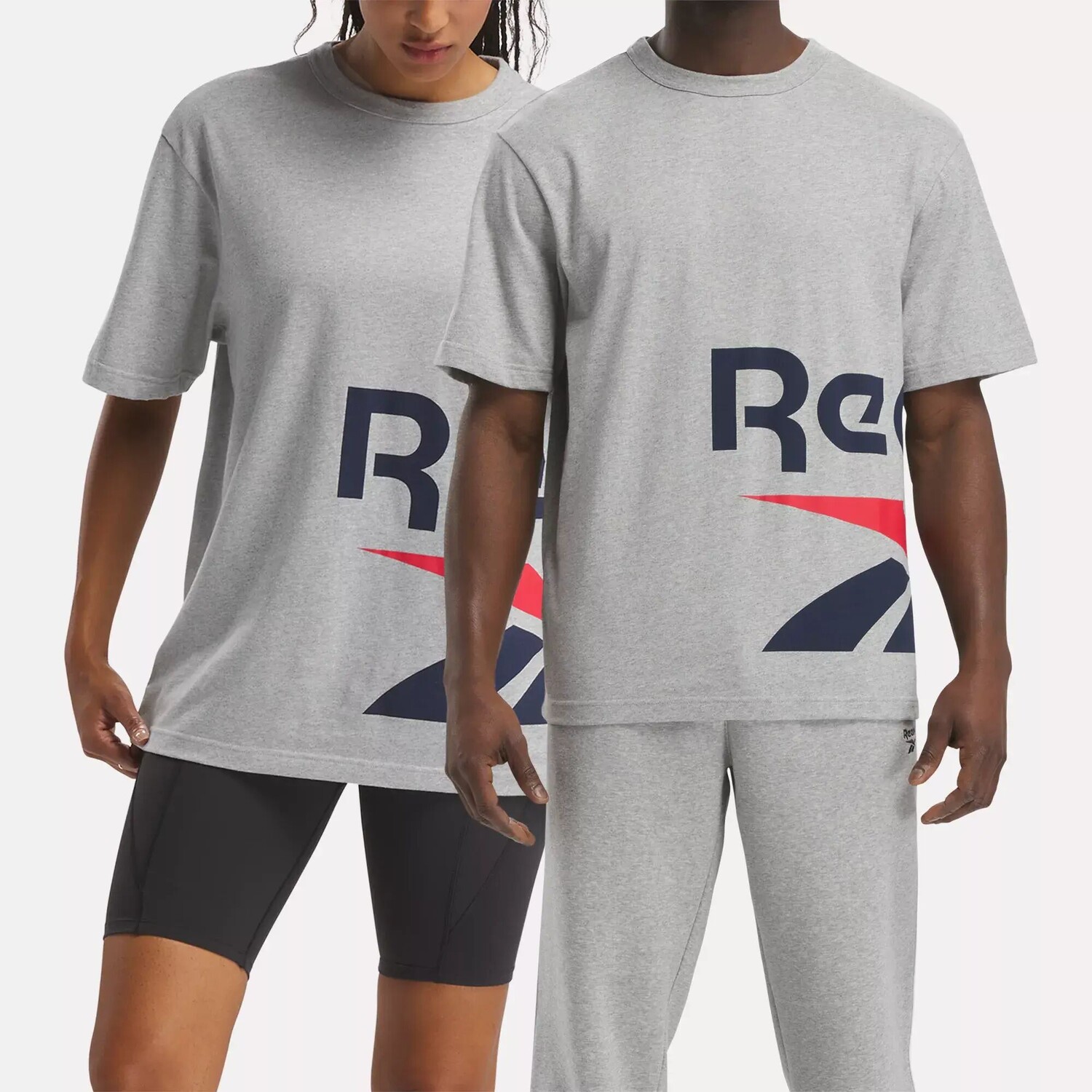 

Футболка с вектором графической серии Reebok, серый