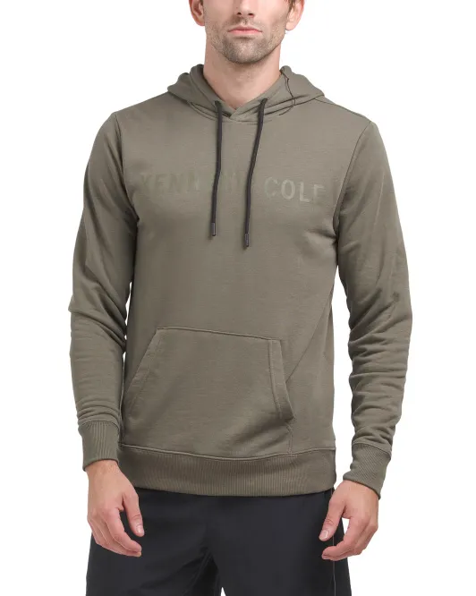 

Толстовка с логотипом French Terry Kenneth Cole, цвет Tea Leaf