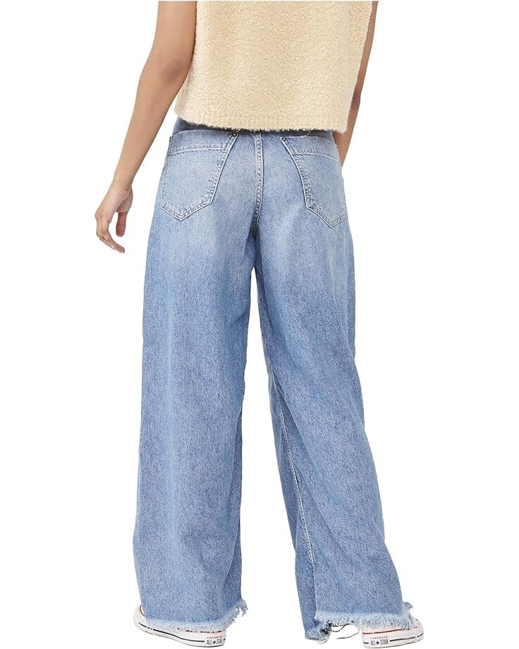

Джинсы Free People Old West Slouchy High-Rise Jeans, цвет Canyon Blue
