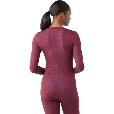 

Базовый слой Intraknit Thermal Merino Crew — женский Smartwool, цвет Black Cherry/Violet