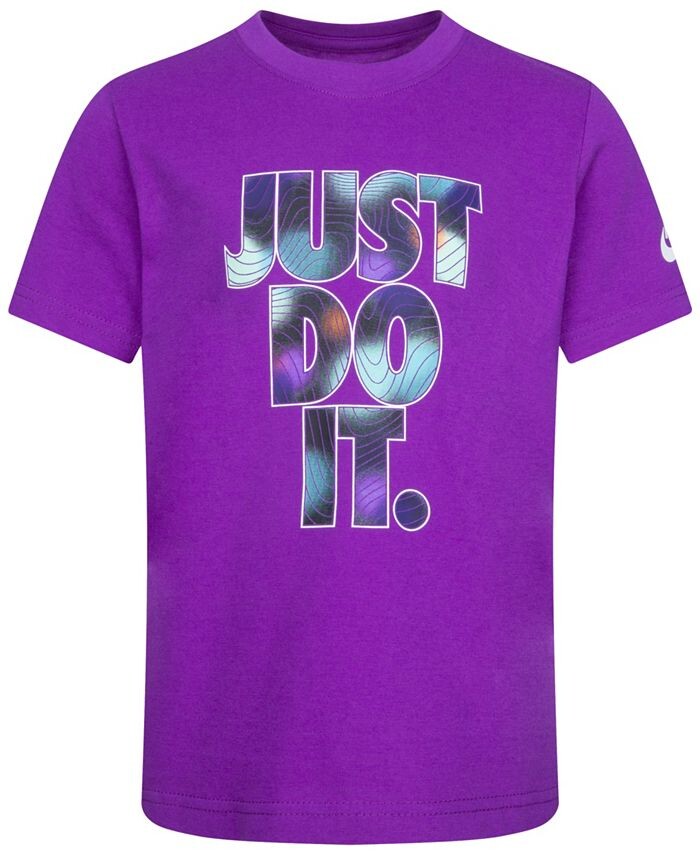 

Футболка Little Boys Just Do It с подсветкой Nike, фиолетовый