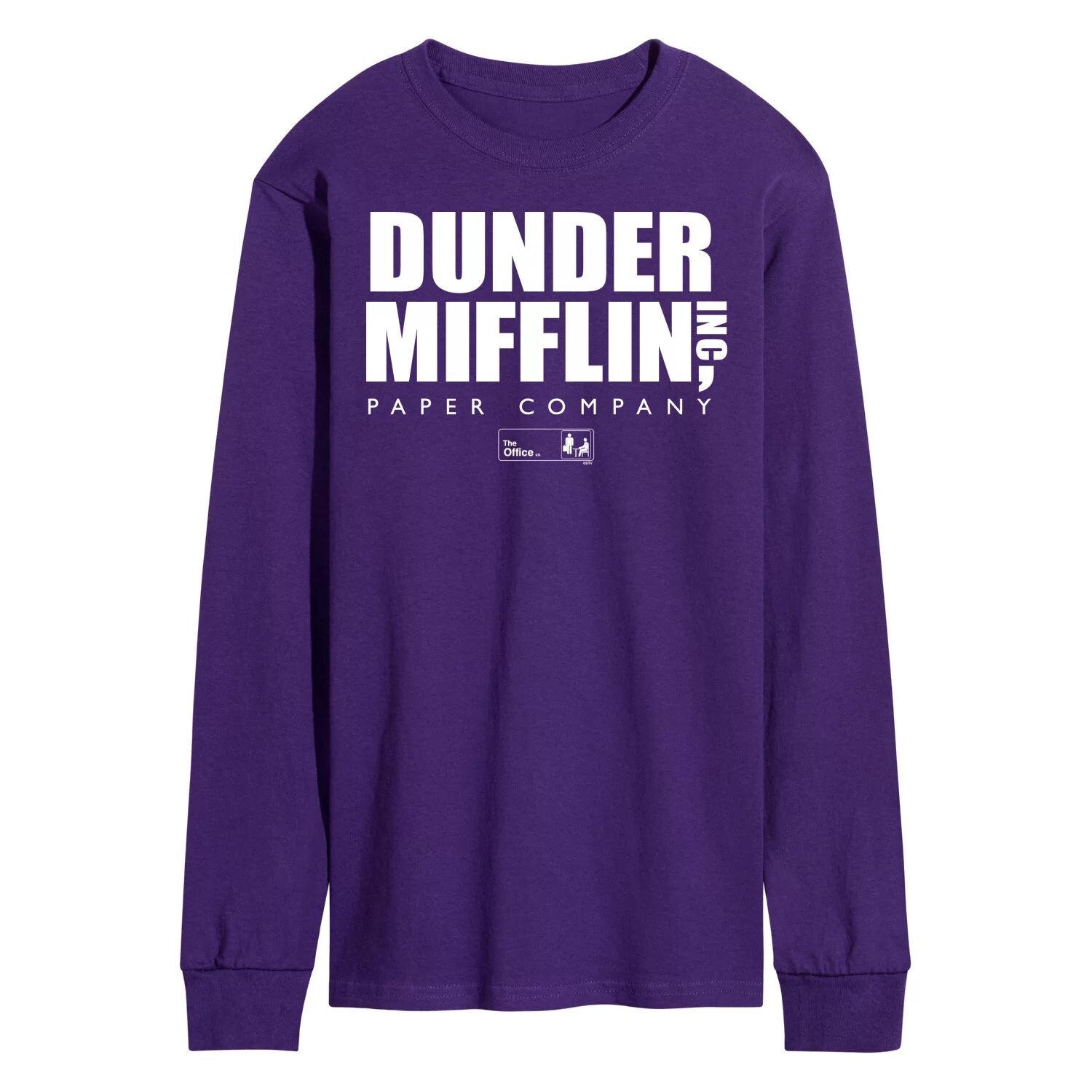 

Мужская футболка с длинным рукавом и логотипом The Office Dunder Mifflin Licensed Character