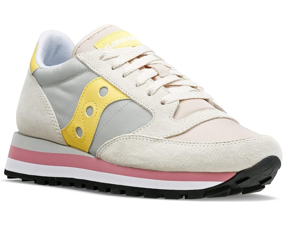 

Кроссовки Saucony Originals Jazz Triple, цвет Gray/Yellow
