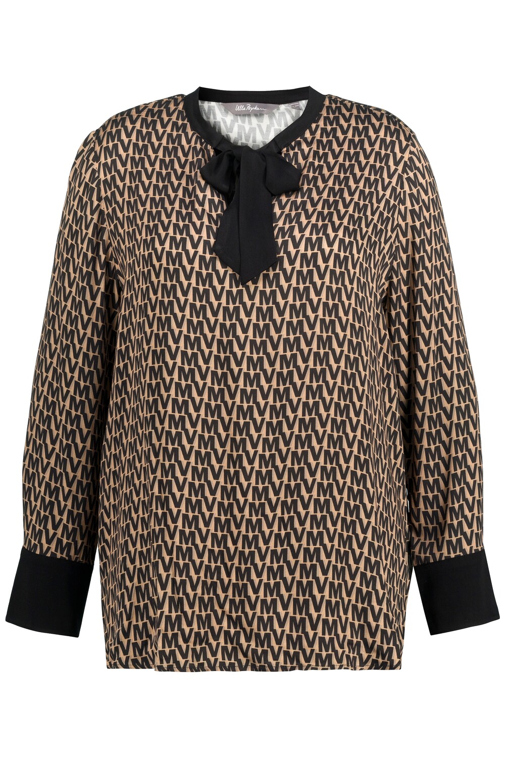 

Блуза Ulla Popken, цвет cognac sand