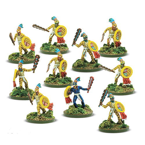 

Фигурки Jaguar Warriors With Macuahuitl