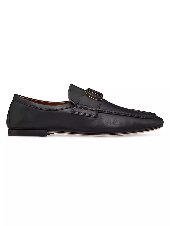 

Лоферы VLogo Signature из телячьей кожи наппа Valentino Garavani, черный