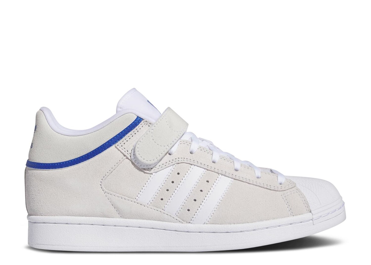 

Кроссовки adidas Pro Shell Adv 'Crystal White Royal Blue', белый