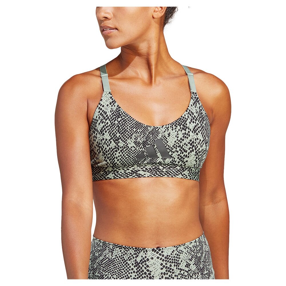 

Спортивный топ adidas Aerimt Ls Aop B, зеленый