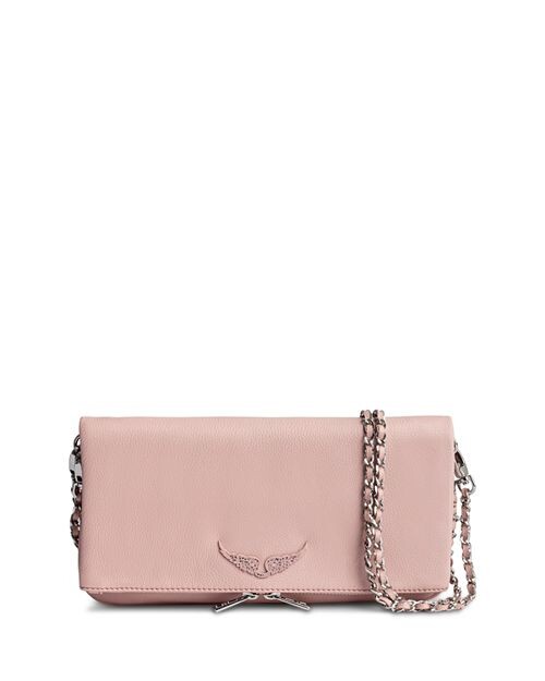 

Кожаная сумка через плечо Rock Zadig & Voltaire, цвет Pink