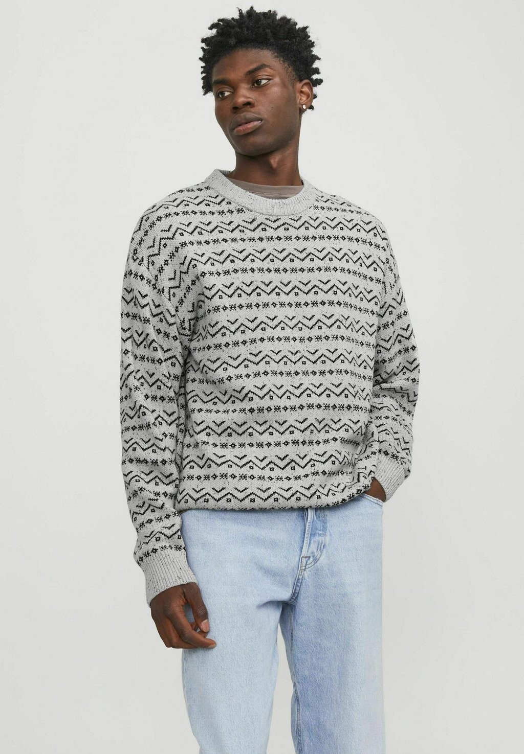 

Свитер Crew Neck Jack & Jones, цвет cloud dancer