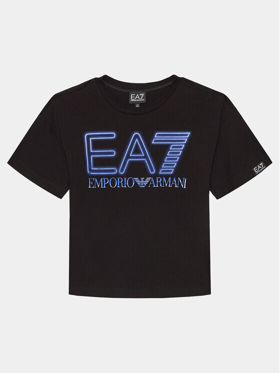 

Футболка стандартного кроя Ea7 Emporio Armani, черный