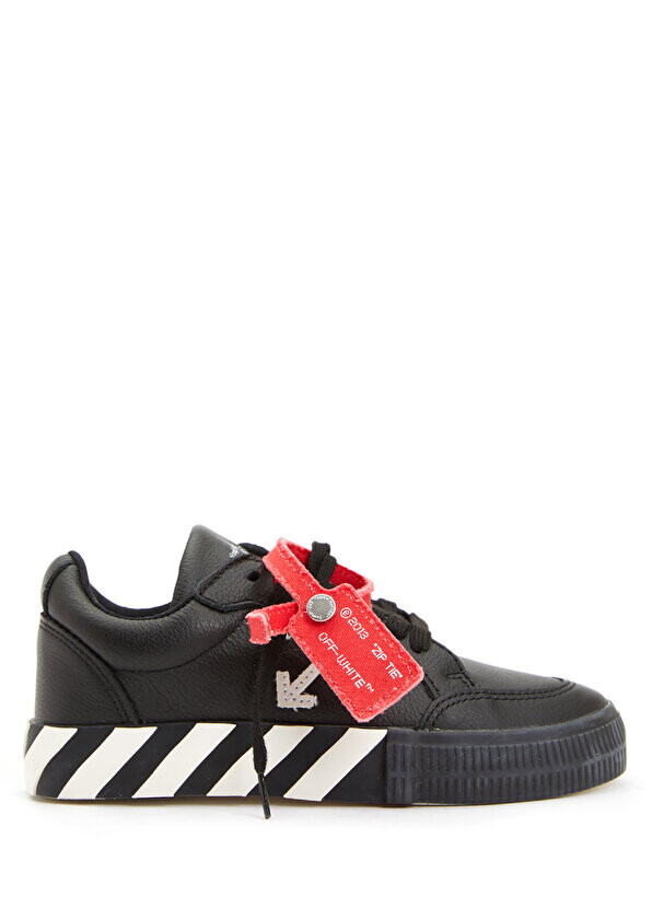 

Черные кожаные кроссовки с логотипом для мальчиков Off-White