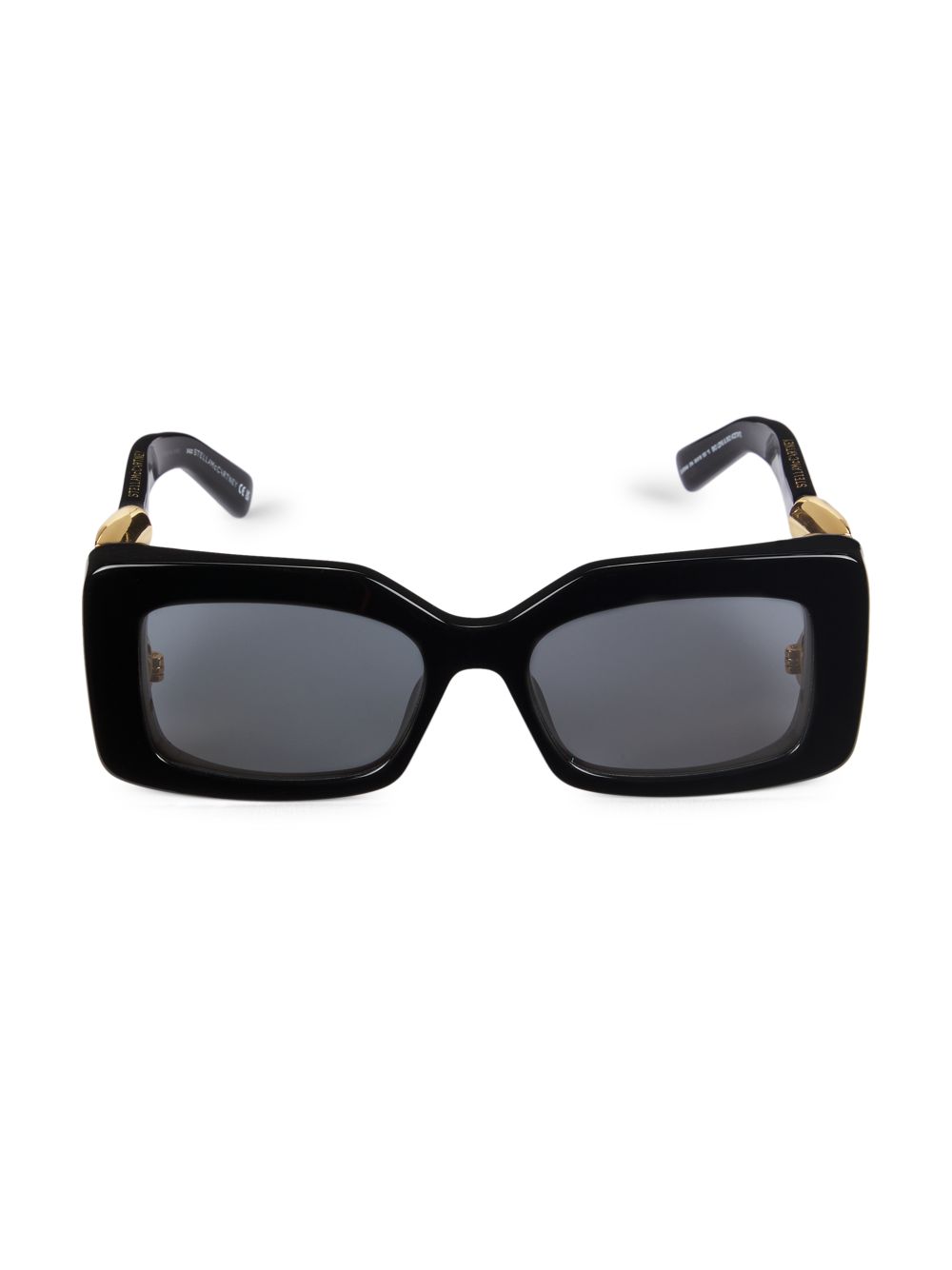 Прямоугольные солнцезащитные очки 54 мм Stella McCartney, черный