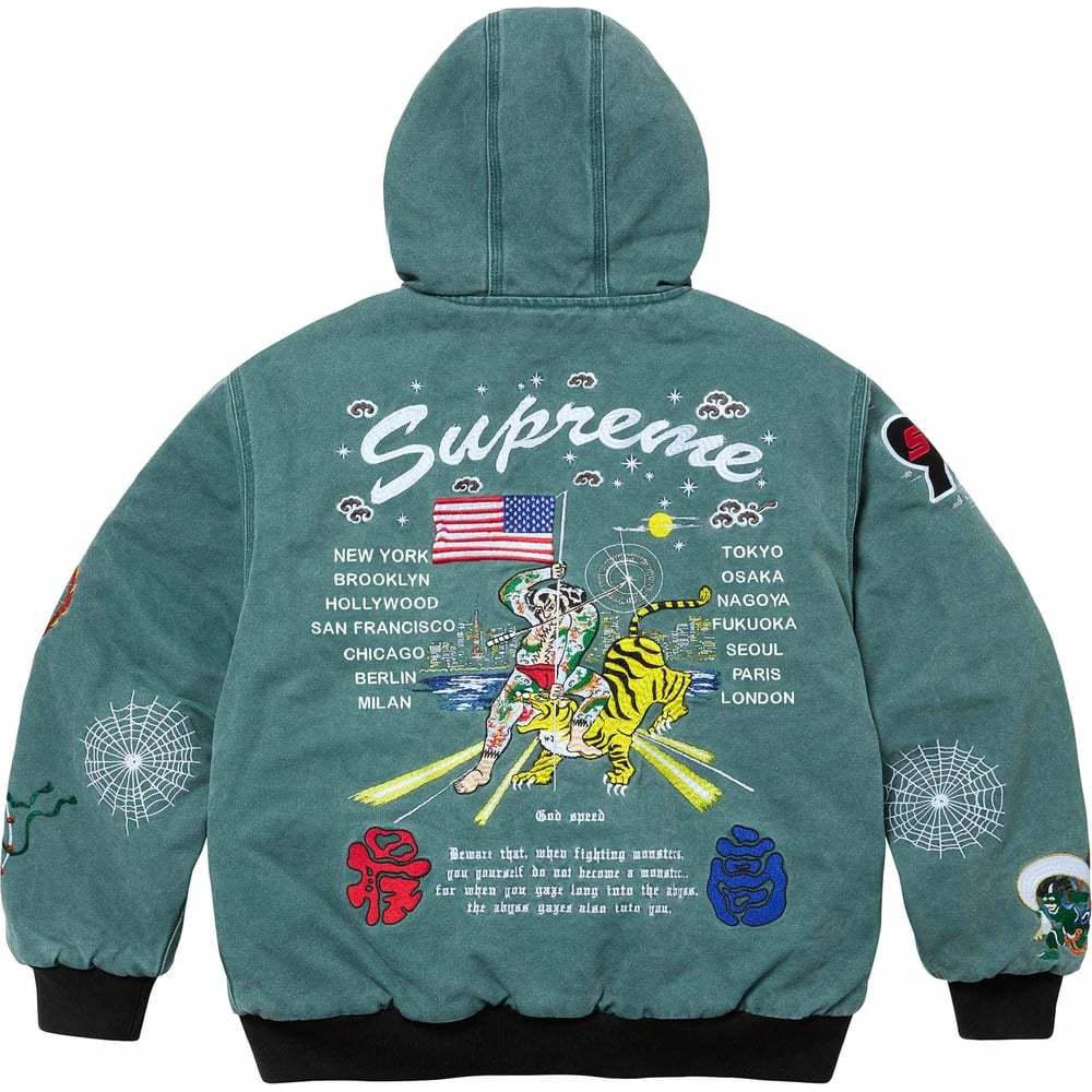 

SS24 Куртка унисекс Supreme, бирюзовый