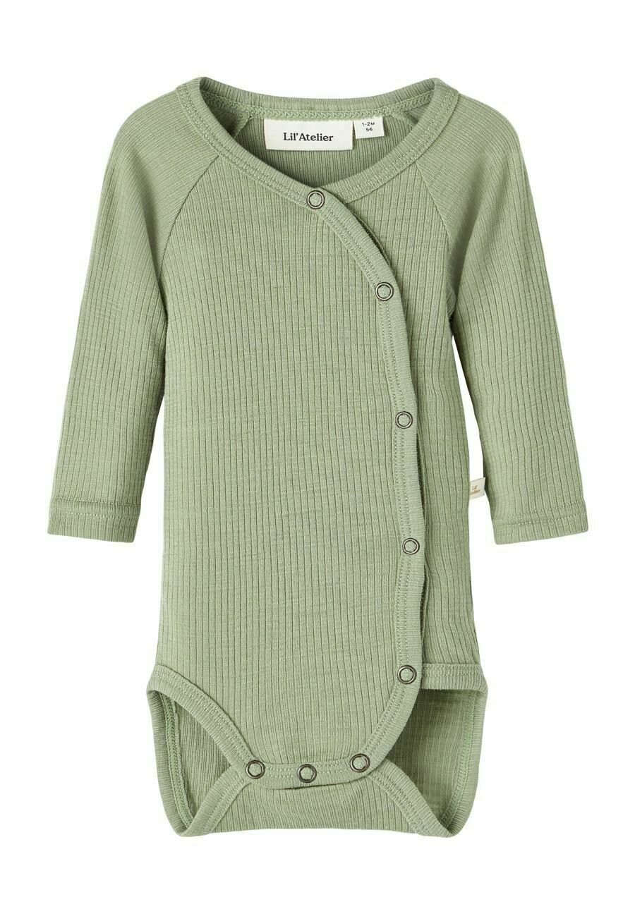 

Боди STRAMPLER Lil' Atelier, цвет oil green