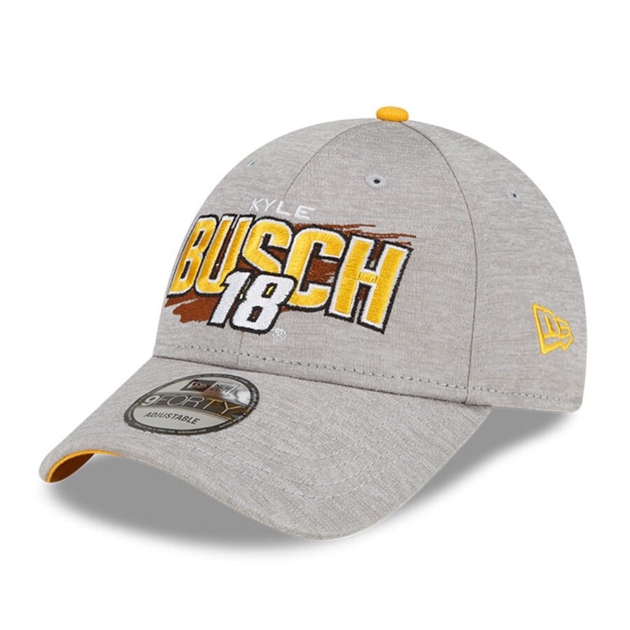 

Бейсболка New Era Kyle Busch, серый