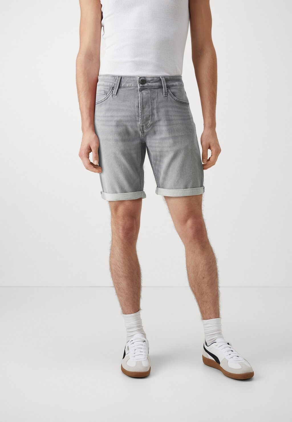 

Джинсовые шорты JJIRICK JJICON Jack & Jones, серый деним