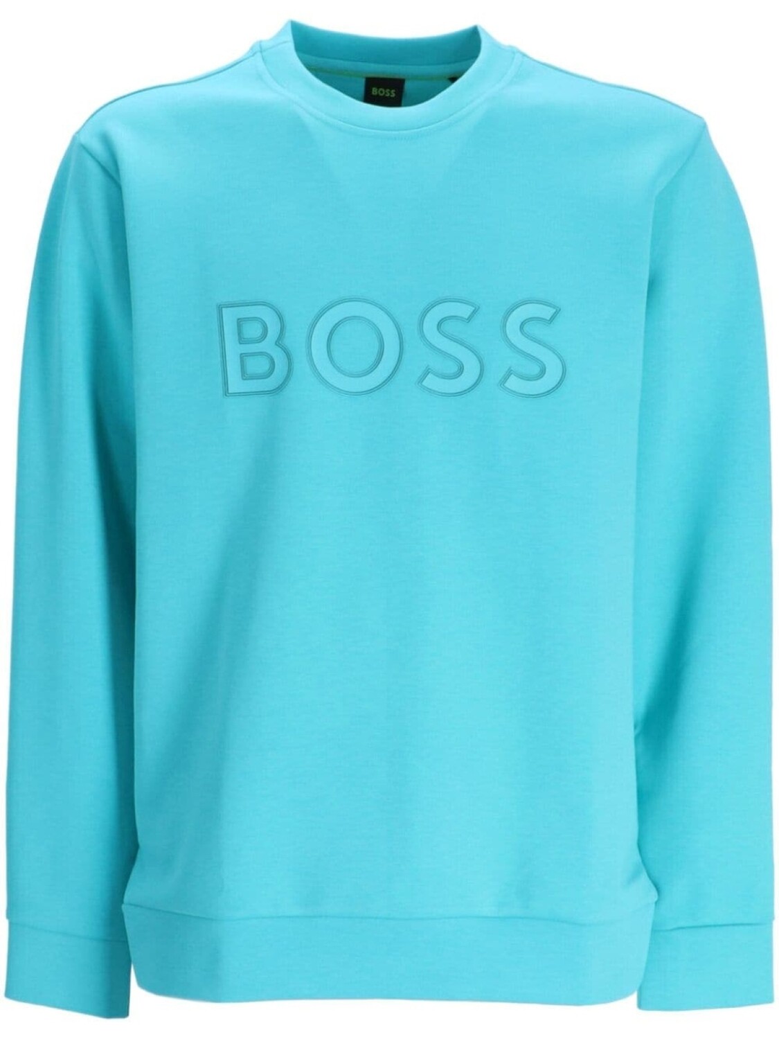

BOSS толстовка Salbo с логотипом, синий