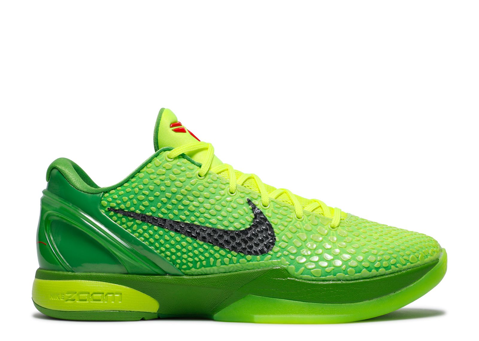 Кроссовки Nike Zoom Kobe 6 Protro 'Grinch', зеленый кроссовки nike zoom kobe 4 protro gift of mamba черный
