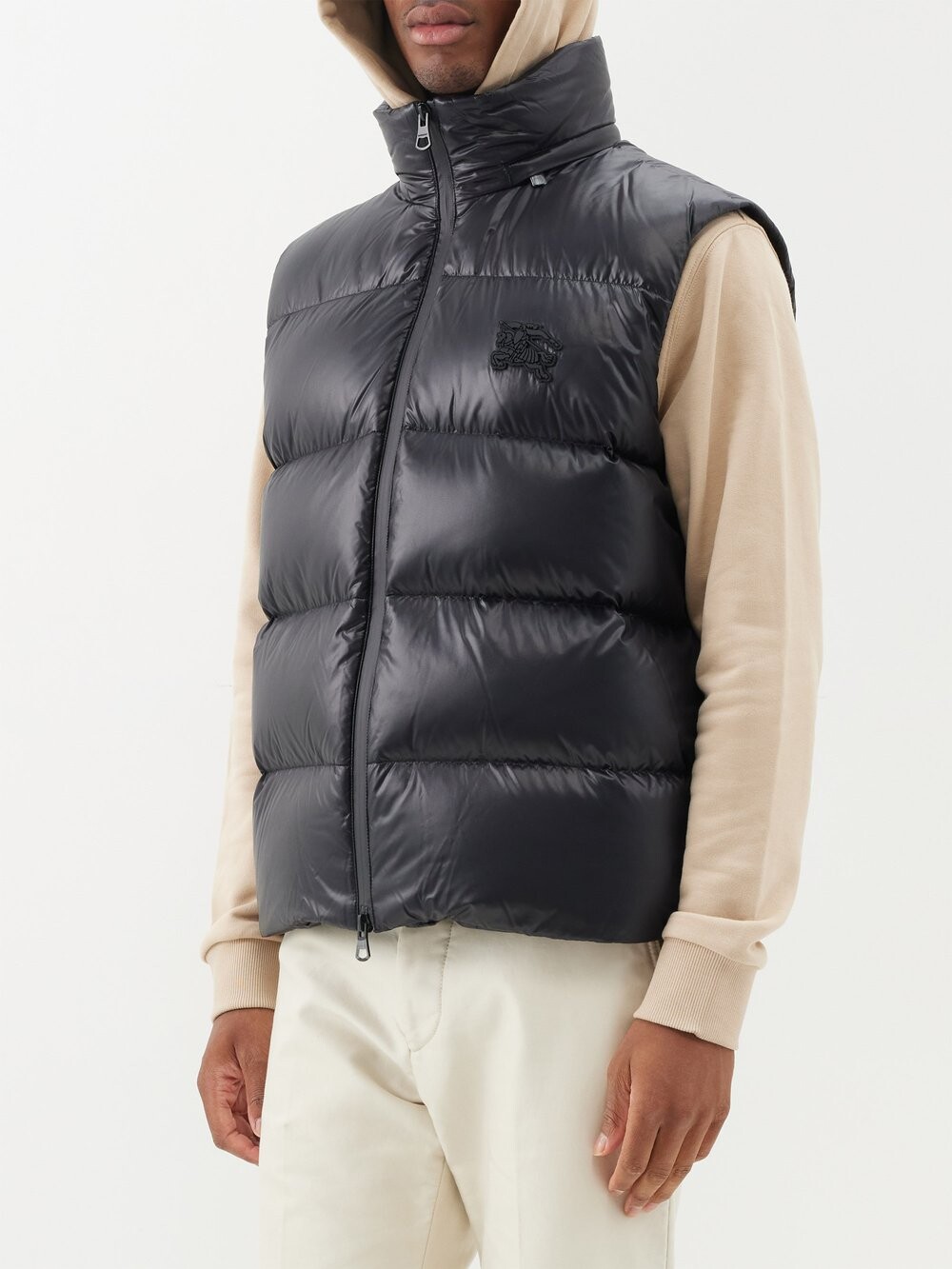 

Стеганый жилет northfield Burberry, черный