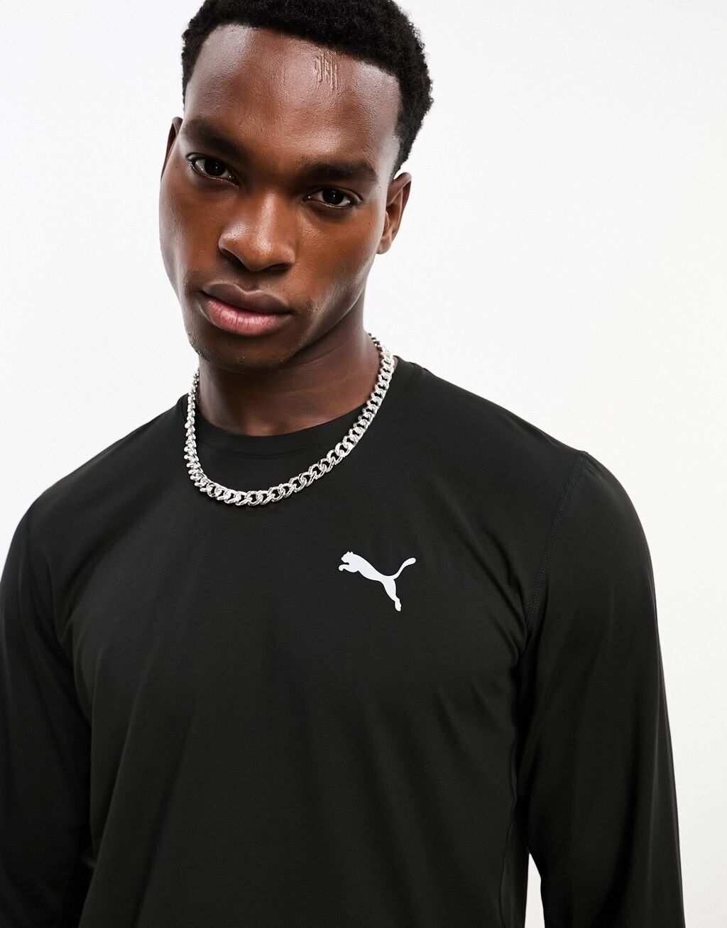 

Черная футболка с длинными рукавами Puma Cloudspun, Черный