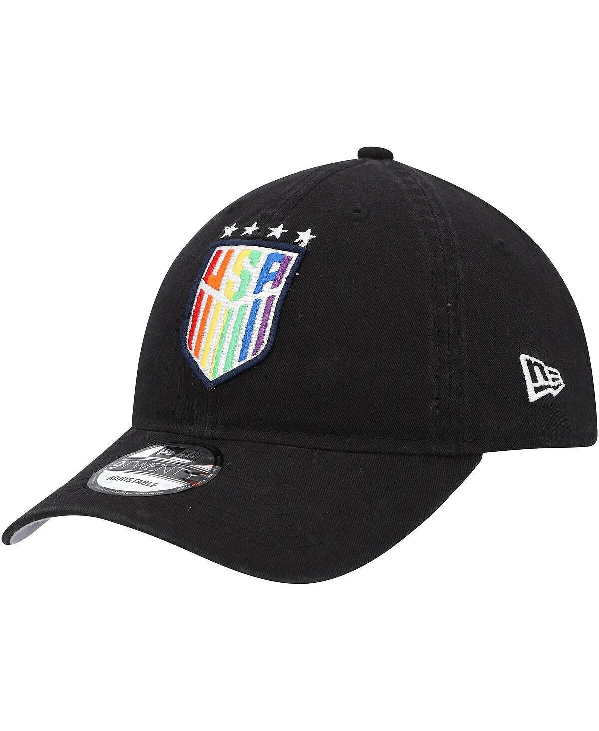 

Мужская черная регулируемая кепка USWNT Team Pride 9TWENTY New Era